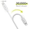 Overtime iOS Compatible Charger Set of 3, 10ft iPhone Charger Cable, USB to Lightning Cable, White OTDCIP10WHX3 - alternate 3